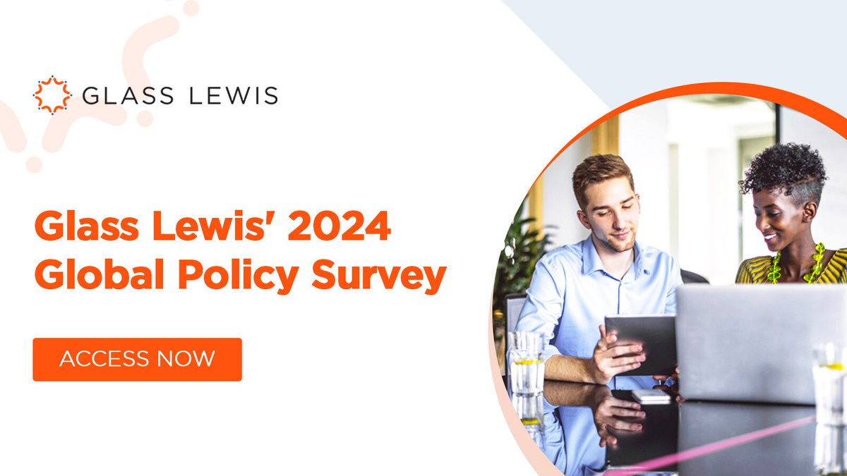GlassLewis's tweet image. 📣Only a few more days left to contribute to our 2024 Policy Survey. Participate in the survey now: hubs.ly/Q02MDsm40

#stakeholder #ESG #policyguidelines #governance