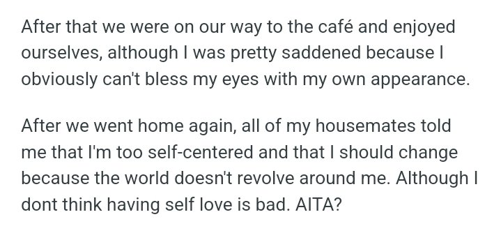 HELLO #crsmtwt #crsm #charismahouse I posted as Terra on r/aita