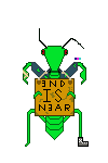 763Industries's tweet photo. Meet Philip the Mantis! He's a character in our game "Blu-Dude In The Quest of Reality In Time"  Come check out our game on Kickstarter or at our website. #indiegames #smallstudio #kickstarter https://t.co/QMKj84qKMk