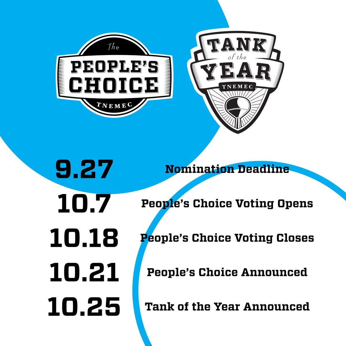 Tank of the Year nominations close in ONE MONTH! 

Get your hometown's Tnemec tank in the running: tankoftheyear.com

#TOTY #TankoftheYear