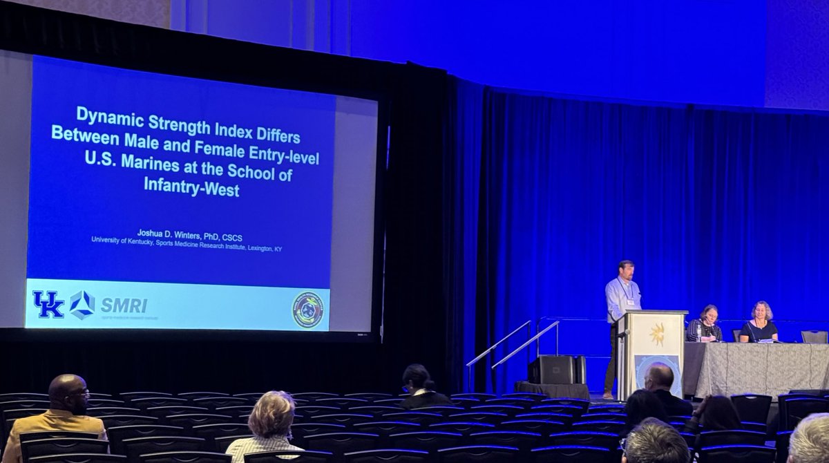 UK SMRI (@uksmri) on Twitter photo Associate Professor, Josh Winters, presenting on ‘Dynamic Strength Index Differs Between Male and Female Entry-Level US Marines at the School of Infantry West’ today at <a href="/MiliHealth/">Millionaire's Health</a> Associate Professor, Josh Winters, presenting on ‘Dynamic Strength Index Differs Between Male and Female Entry-Level US Marines at the School of Infantry West’ today at <a href="/MiliHealth/">Millionaire's Health</a>