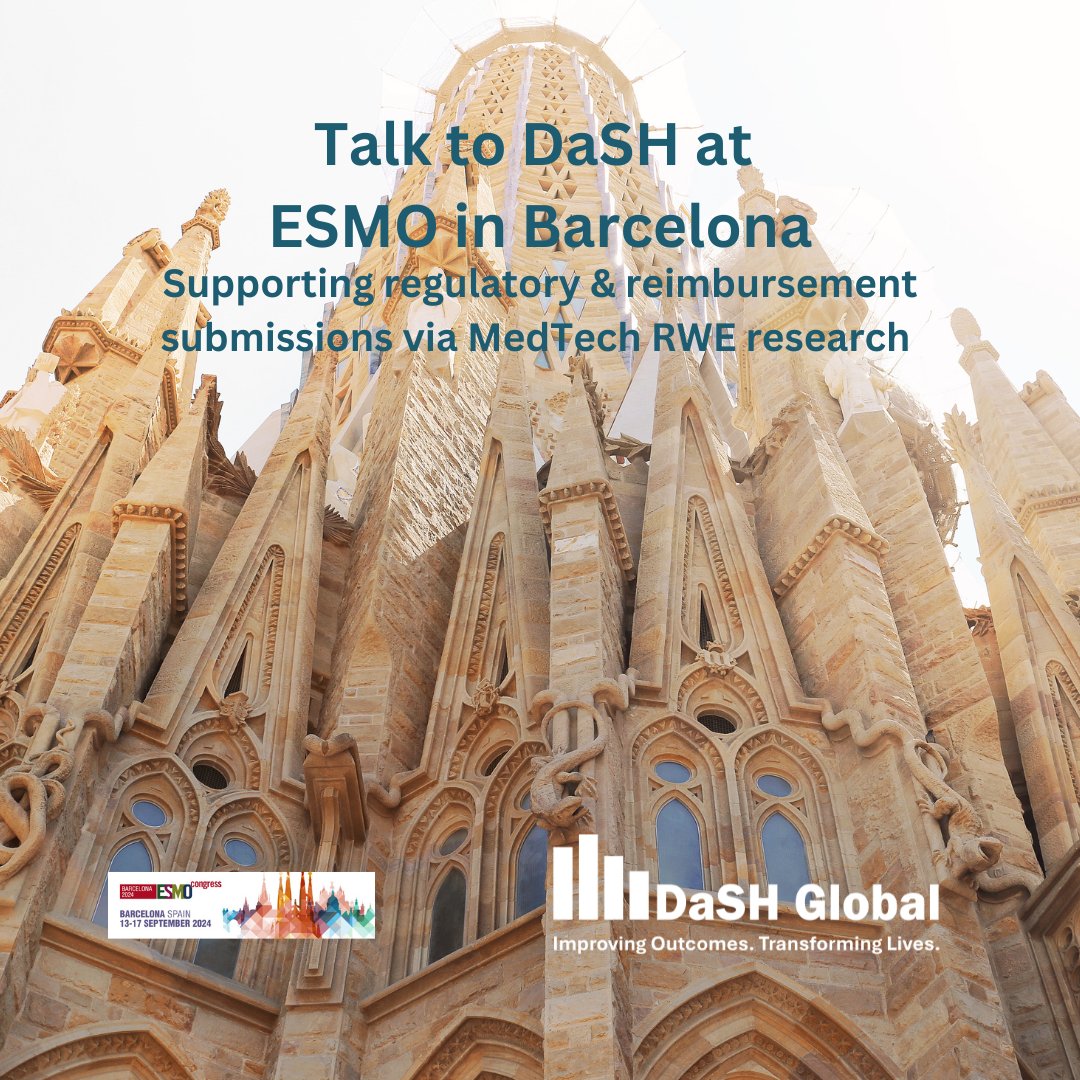 DaSH Global (@dashglobal2) on Twitter photo DaSH Global will be attending ESMO in Barcelona in September.
Contact us on info@dash-global.com to book a meeting with us.
#ClinicalResearch #Pharma #CancerResearch #RWE #HEOR #OutcomesResearch #Mesothelioma #LungCancer #ESMO2024 #MedicalAffairs #BloodCancers #PatientAdvocacy DaSH Global will be attending ESMO in Barcelona in September.
Contact us on info@dash-global.com to book a meeting with us.
#ClinicalResearch #Pharma #CancerResearch #RWE #HEOR #OutcomesResearch #Mesothelioma #LungCancer #ESMO2024 #MedicalAffairs #BloodCancers #PatientAdvocacy
