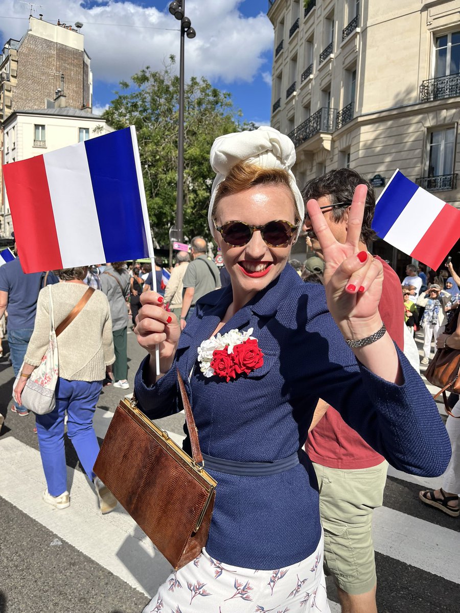 Une belle et émouvante cérémonie du 80e anniversaire de la libération de Paris #nepasoublier #ensemble #LibertéEgalitéFraternité