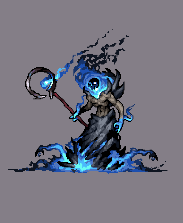 PadlukaPadla's tweet image. boss sprite 
comission work
#pixelart #ドット絵