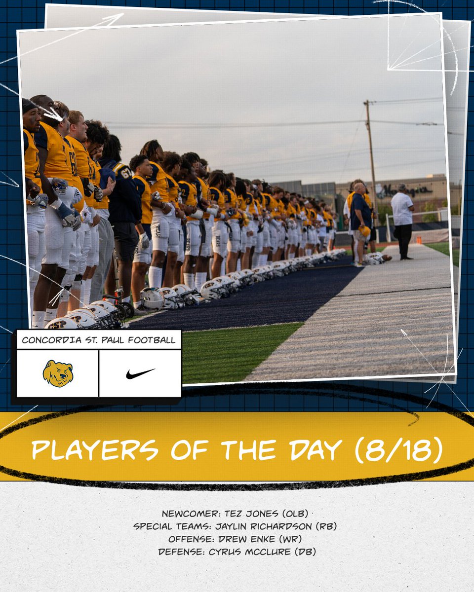 Concordia St Paul Football tweet media