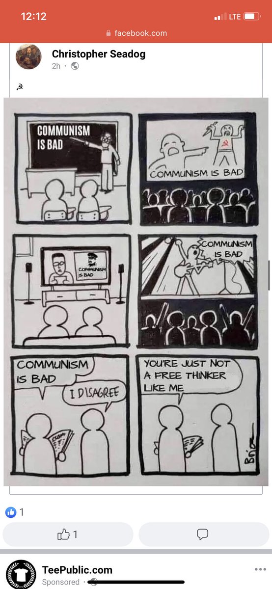 You have no idea how deeply you are conditioned by weird rich white dudes  to hate communism