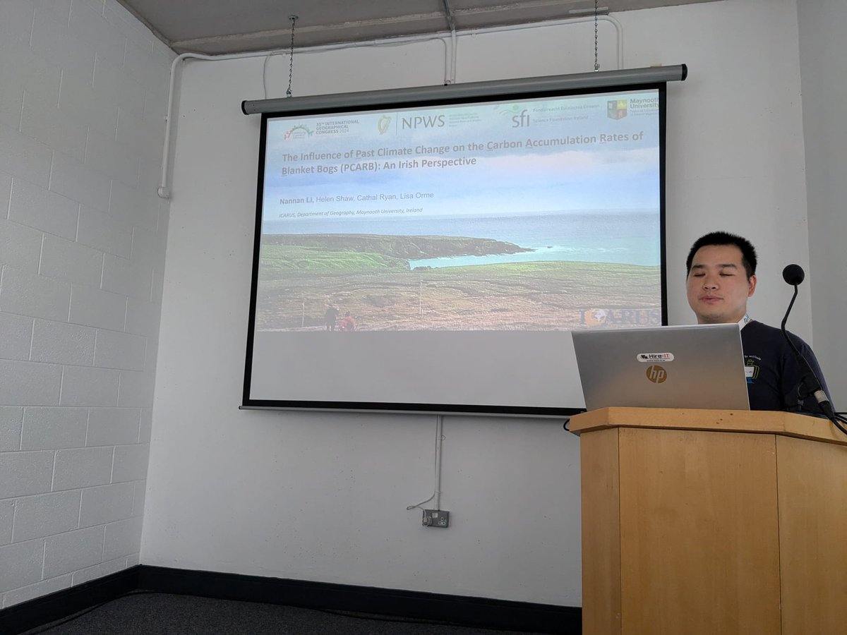 Irish peat ECR (@irish_peatecr) on Twitter photo First speaker is Nannan Li. Looking at padr climate impact on carbon accumulation
<a href="/igc2024dub/">@IGC2024Dub</a> First speaker is Nannan Li. Looking at padr climate impact on carbon accumulation
<a href="/igc2024dub/">@IGC2024Dub</a>