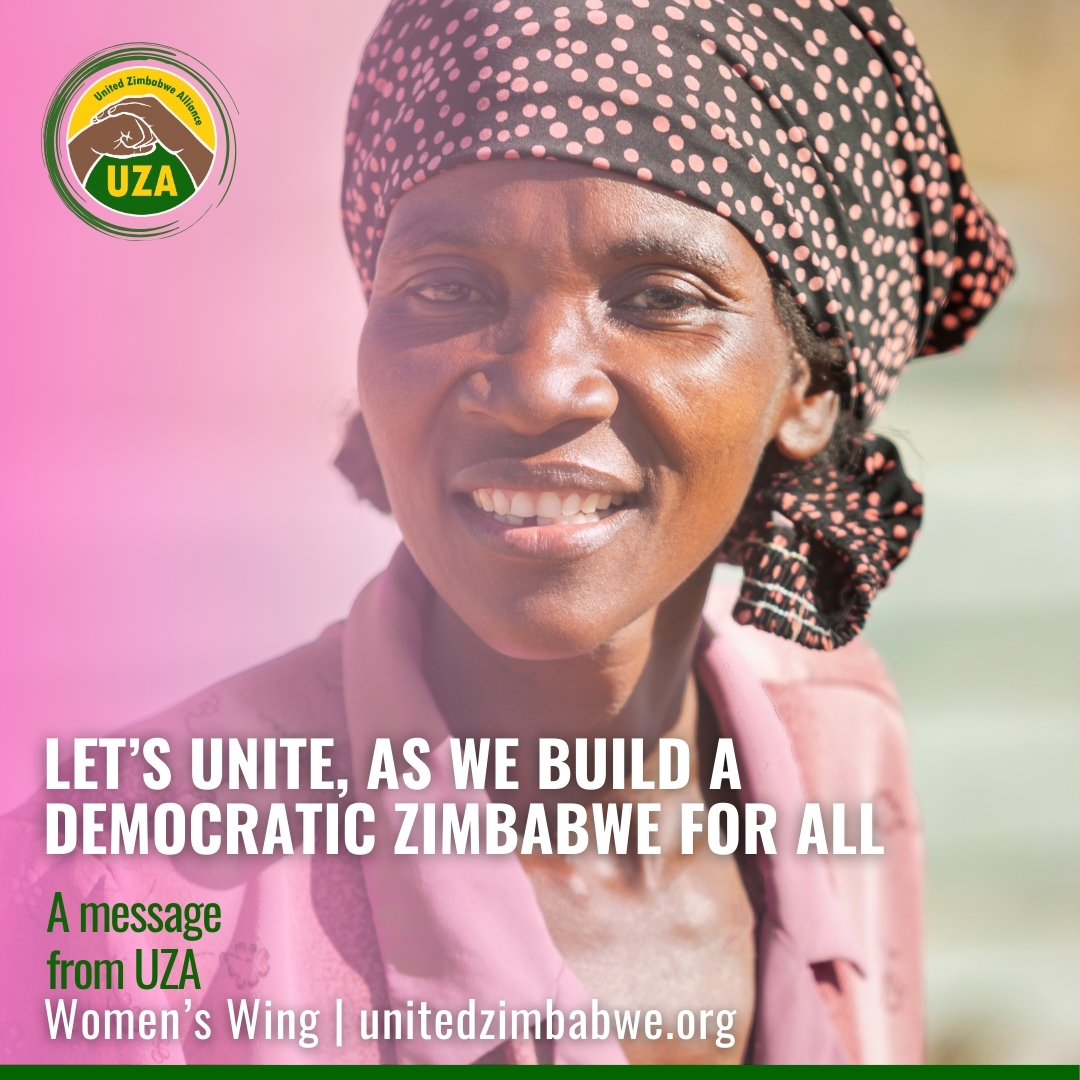 #Zimbabwean Women! #UZA is committed to ensuring the impartiality of security services &amp; fostering a safe environment for women's active participation in politics. Let's unite, as we build an inclusive #democracy that empowers everyone. #LetHerLead #UZAWomen