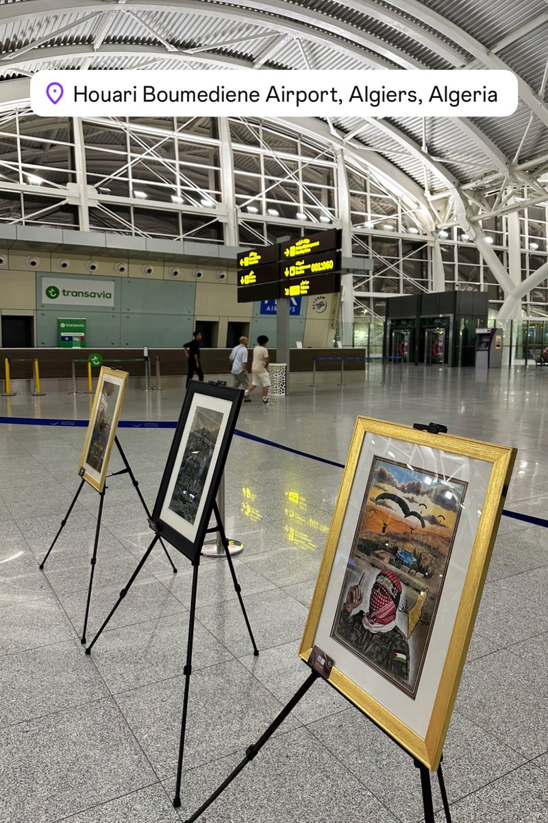 This was spotted in Algeria’s airport🍉✌🏻