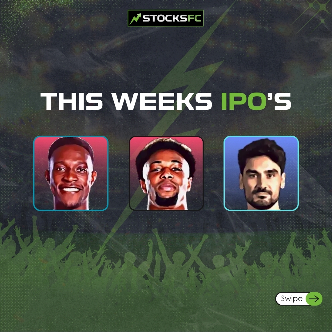 stocks_fc's tweet photo. Take a look at this week's IPOs... Which ones stand out to you?

Find out more at https://t.co/4dqXAX8ibR

#FPL #PremierLeague #Fantasyfootball #footballstocks https://t.co/78v4XorUhe