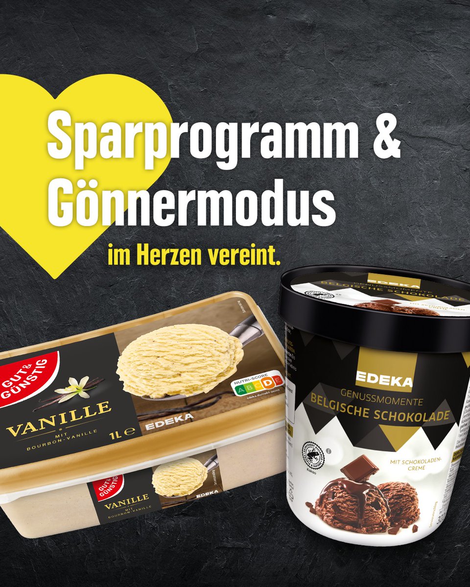 Eis, Eis, Baby!  Bei uns gibt's die leckere Abkühlung für jeden Geldbeutel.