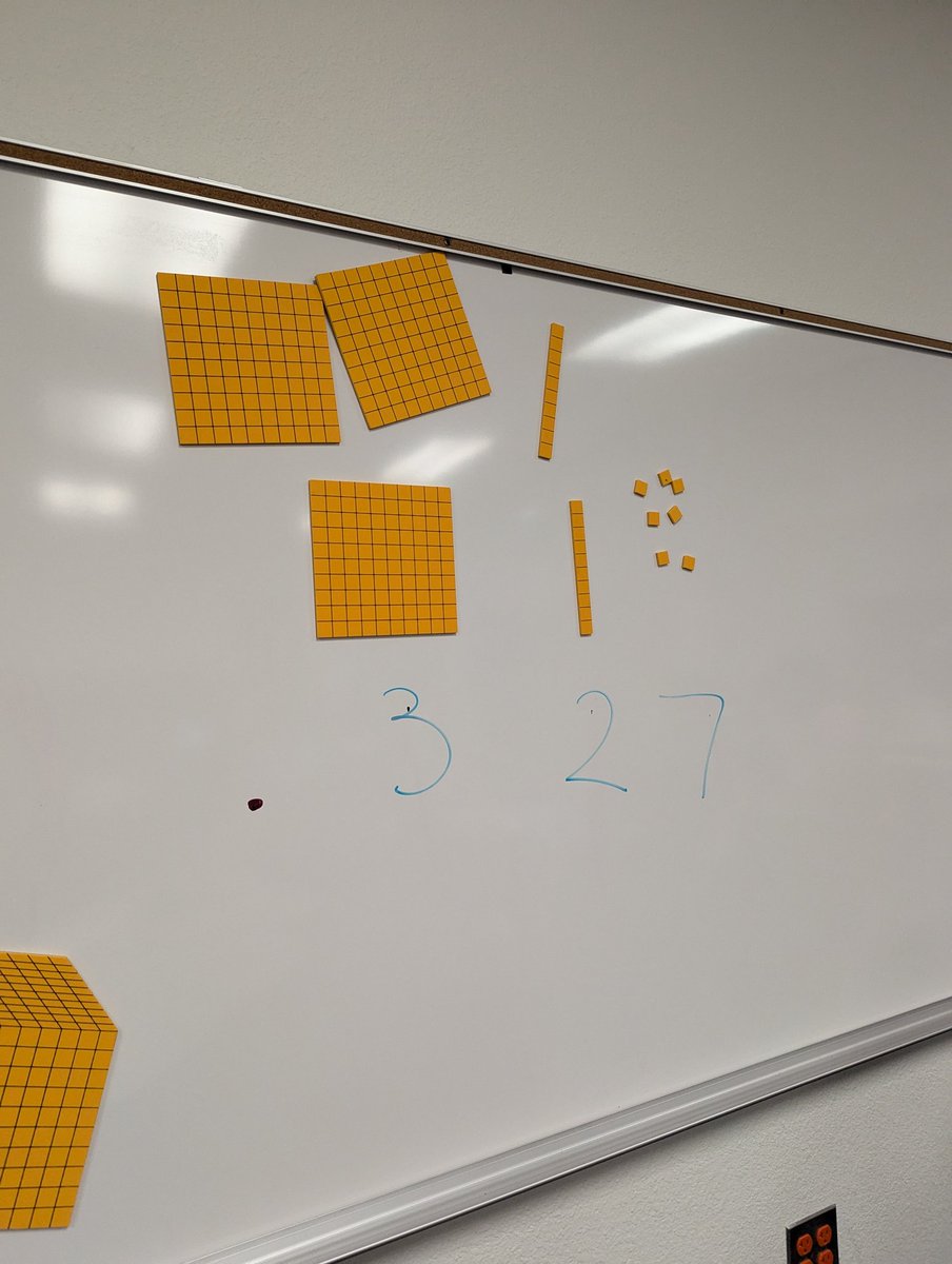 mrscottle4th's tweet photo. You are never too old for manipulatives! My 5th graders are rocking decimal place values! #teambce @BearCreekElem @GCISDLearns https://t.co/gitNfPZXNr