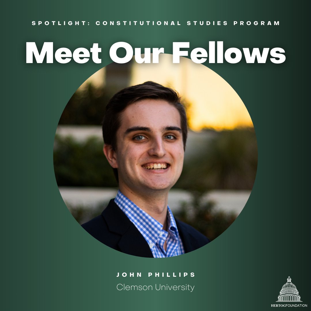 HertogFDN's tweet photo. #ConstitutionalStudiesProgram fellow John Phillips of @ClemsonUniv enjoys hiking. @HardingU's Clara Kernodle studies Brit Lit. @JohnJayInst & @1stLiberty fellow @dylanmmayne is from @msstate
#SecurityStudiesProgram fellow Keren Karmiel of @ClemsonUniv aims at the foreign service https://t.co/wHTStZJKIz