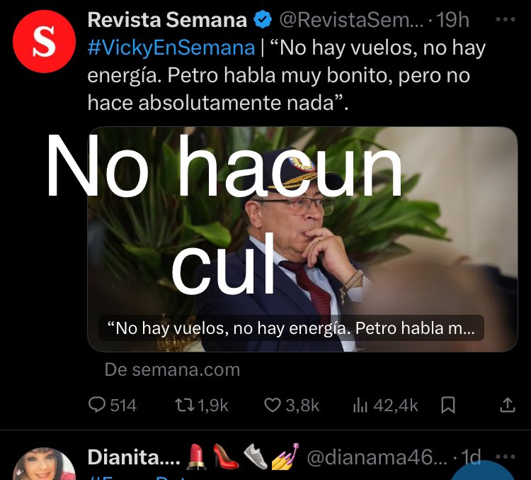 imcnalu's tweet photo. @petrogustavo #FueraPetro https://t.co/mvPAJAu5mE