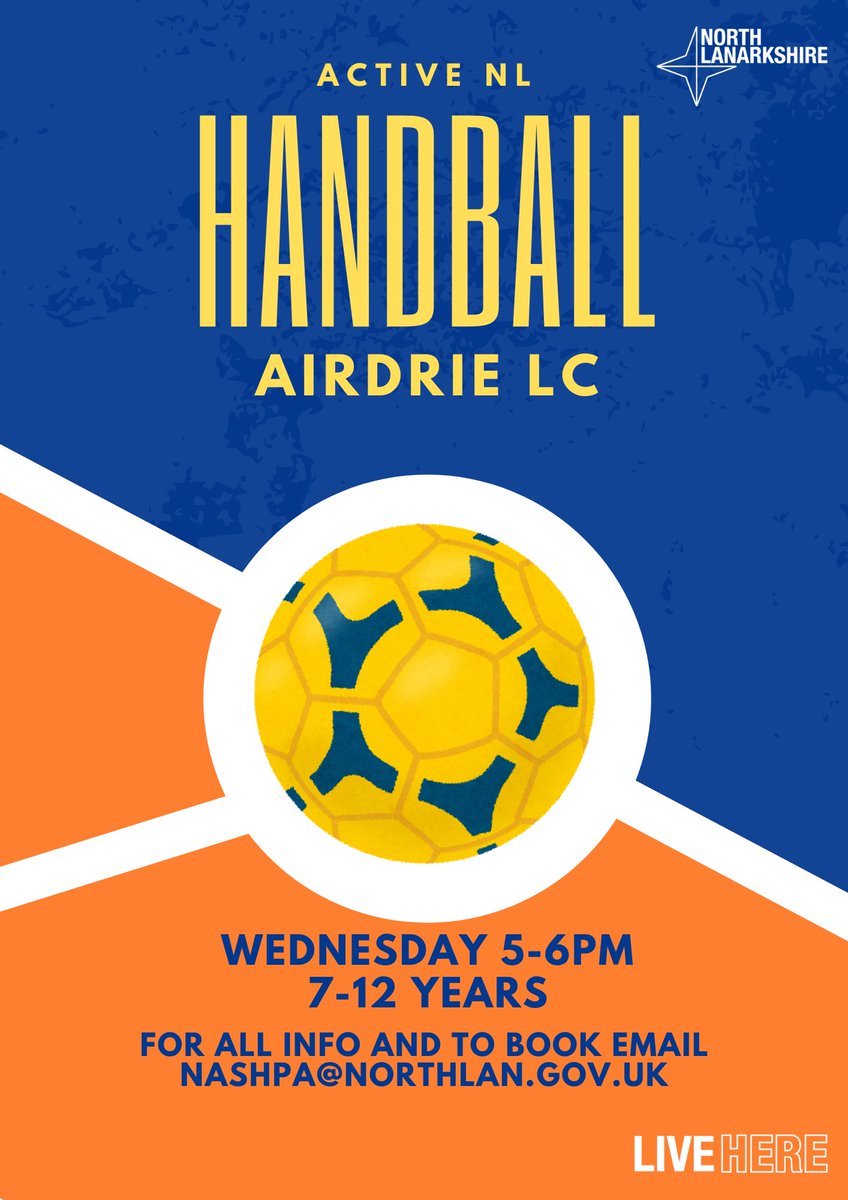 ActiveNL Sports Development (@activenlspdev) on Twitter photo Great first Handball session at Wishaw Sports Centre last night. There are still spaces available, if you would like to join this session or our Airdrie session starting tomorrow, please email nashpa@northlan.gov.uk🤾 Great first Handball session at Wishaw Sports Centre last night. There are still spaces available, if you would like to join this session or our Airdrie session starting tomorrow, please email nashpa@northlan.gov.uk🤾