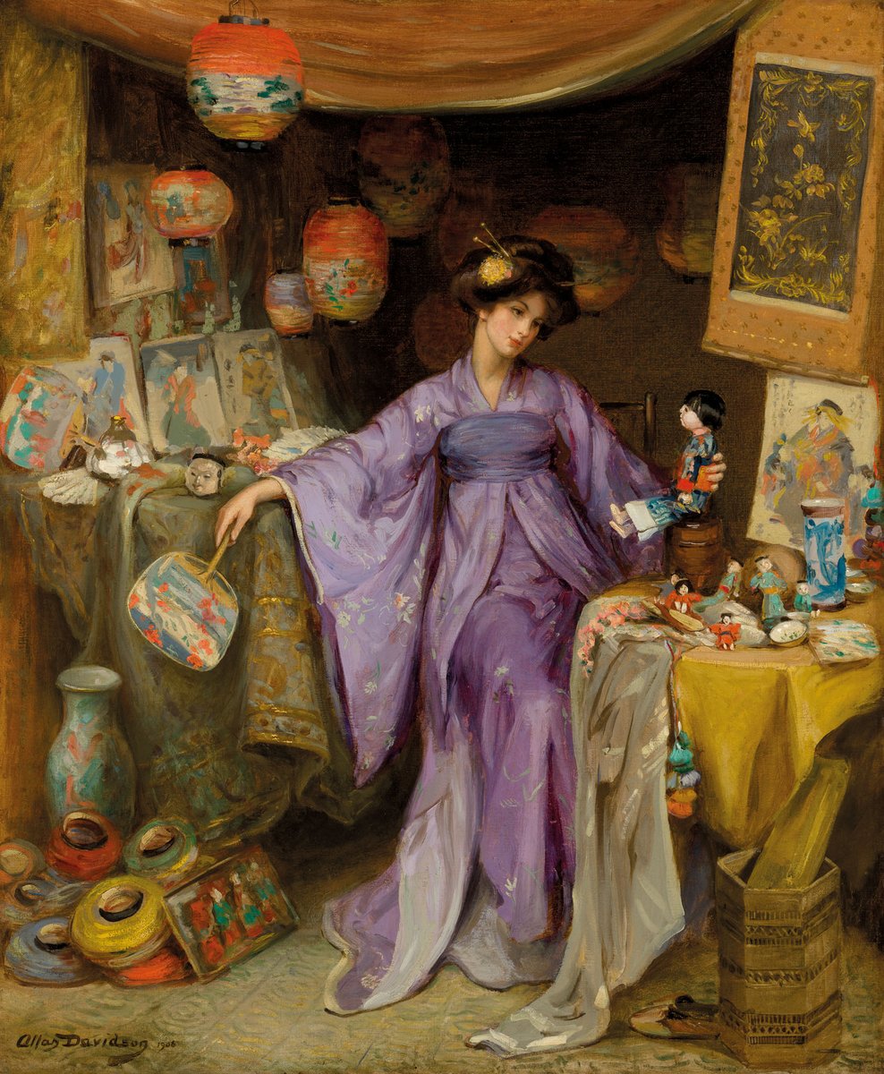 Allan Douglas Davidson (English, 1873-1932) - A scene from The Mikado, 1906

#art #painting #artists