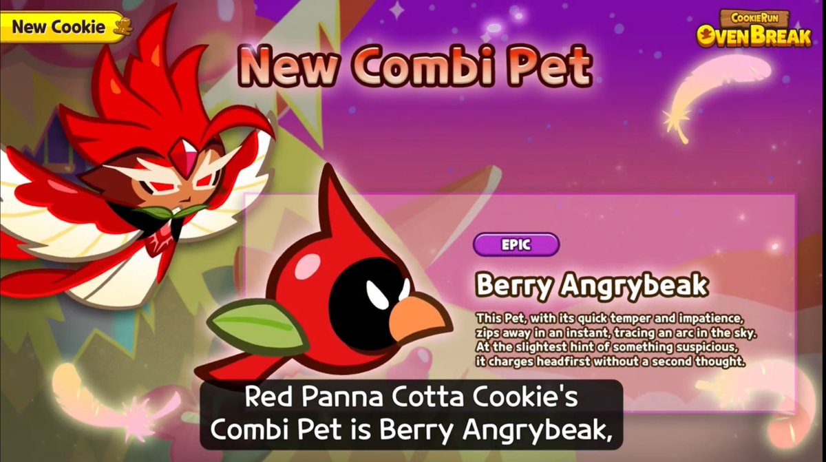 Ovenbreak) Red Panna Cotta: Destroys Obstacles and creates Flame Shard jellies #cookierun #cookierunovenbreak Berry Angrybeak Pet: Explodes near obstacles destroying them and creating Flame Fruit jellies New Treasure: Lakeside Ovenbreak) Red Panna Cotta: Destroys Obstacles and creates Flame Shard jellies #cookierun #cookierunovenbreak Berry Angrybeak Pet: Explodes near obstacles destroying them and creating Flame Fruit jellies New Treasure: Lakeside