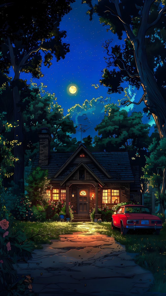 Aesthetically pleasing wallpaper 🌝 

Night time option for you.