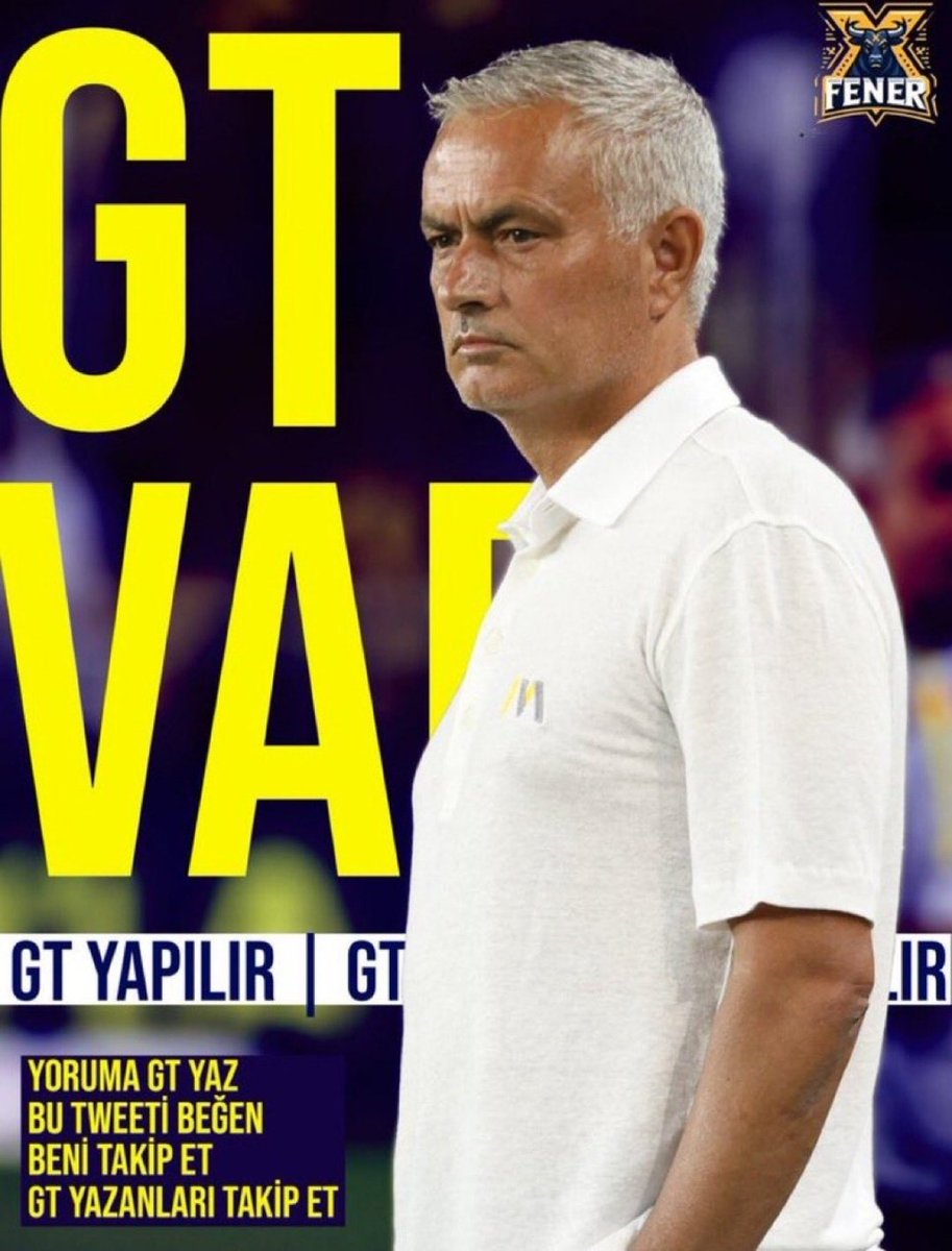 ETKİNLİK BAŞLATALIM💛💙

FENERBAHÇELİLER TAKİPLEŞİYOR
KÜÇÜK HESAP KALMASİN💛💙 

🇺🇦🇺🇦RT YAPIN
🇺🇦🇺🇦FAV ATIN
🇺🇦🇺🇦GT YAZIN 

#FenerinMaçıVar #salı Fenerbahçe Mourinho Ali Koç en nesyri Dzeko tadiç Fred osayi istanbul izmir ankara #ucl young boys djiku mert becao medina amrabat