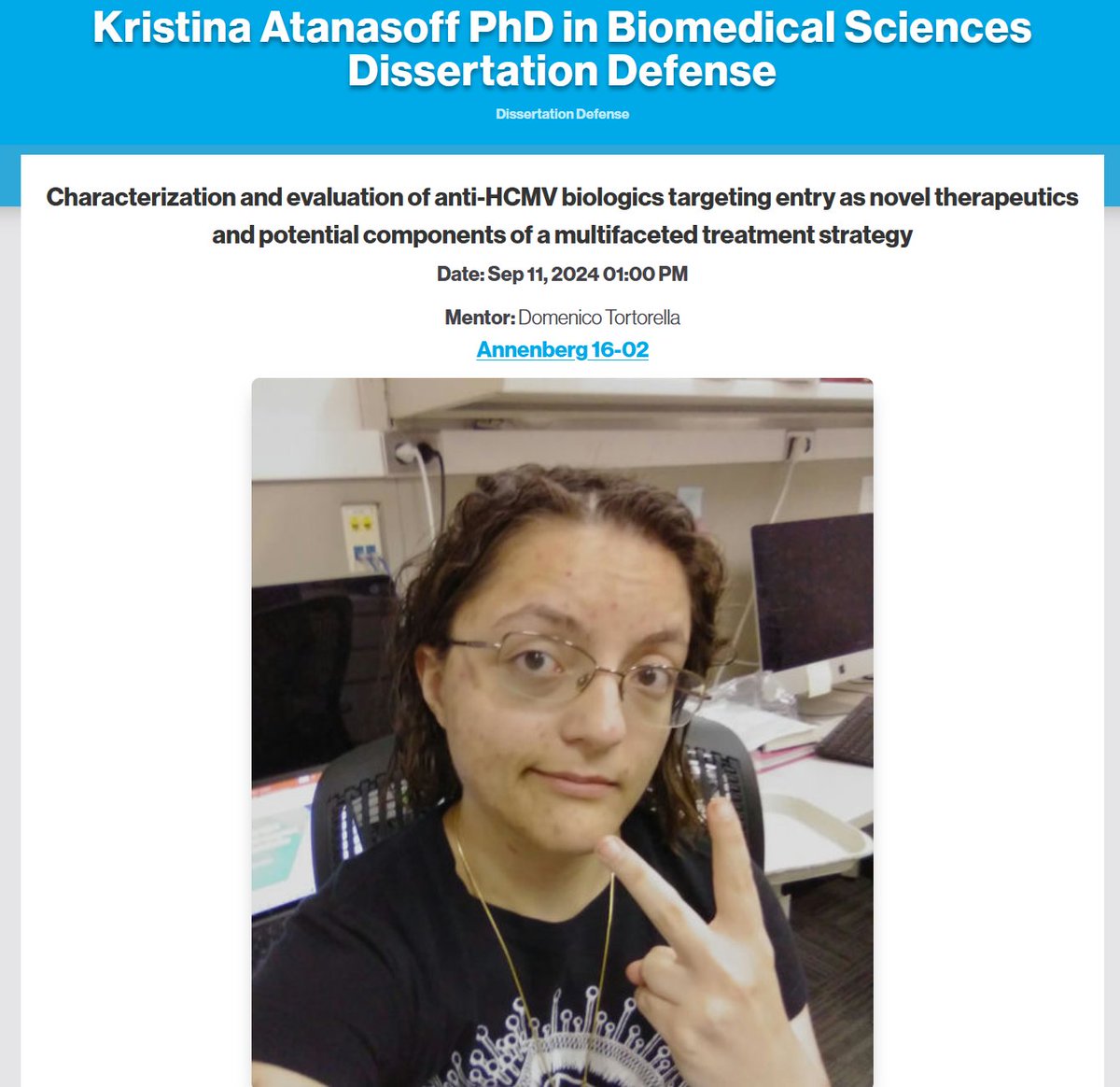 Kristina Atanasoff (PhD!) (@k_atanasoff) on Twitter photo Tell your calendars and mark your friends -- wait, that's not right
(DM me btwn now and the 11th for the Zoom link, if interested) Tell your calendars and mark your friends -- wait, that's not right
(DM me btwn now and the 11th for the Zoom link, if interested)