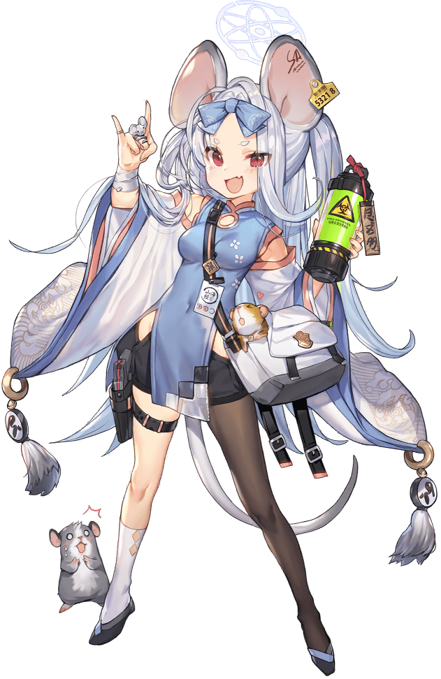 bluearchivegun's tweet photo. 固有武器詳細/薬子サヤ
固有武器名/ぼく様特製拳銃
「サヤがあちこちを改造した特製の拳銃。
ネズ助に注射を打つ時にも使われているらしい。」
ピンクの主張が激しいですね……
グリップには、鼠の文字が見えますね。
立ち絵では右太ももにホルダーが確認できますね！
この銃でどうやって注射を……？ https://t.co/945khqtoll