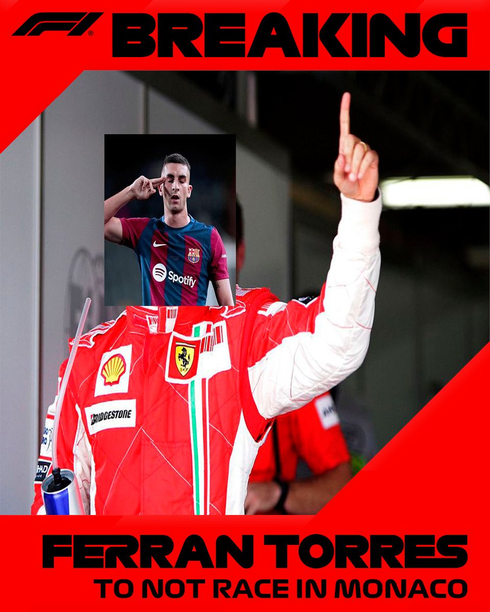 FormulaTT23's tweet image. BOMBAZO: ¡FERRAN TORRES SE PIERDE EL GP DE MONACO POR UN RESFRIADO!

A pesar de los intentos de dirección de carrera de explicarle a Niuw que un resfriado no es tan grave, insistió con bajarlo del GP.

De esta manera, la temporada de rookie del español llega a su fin.