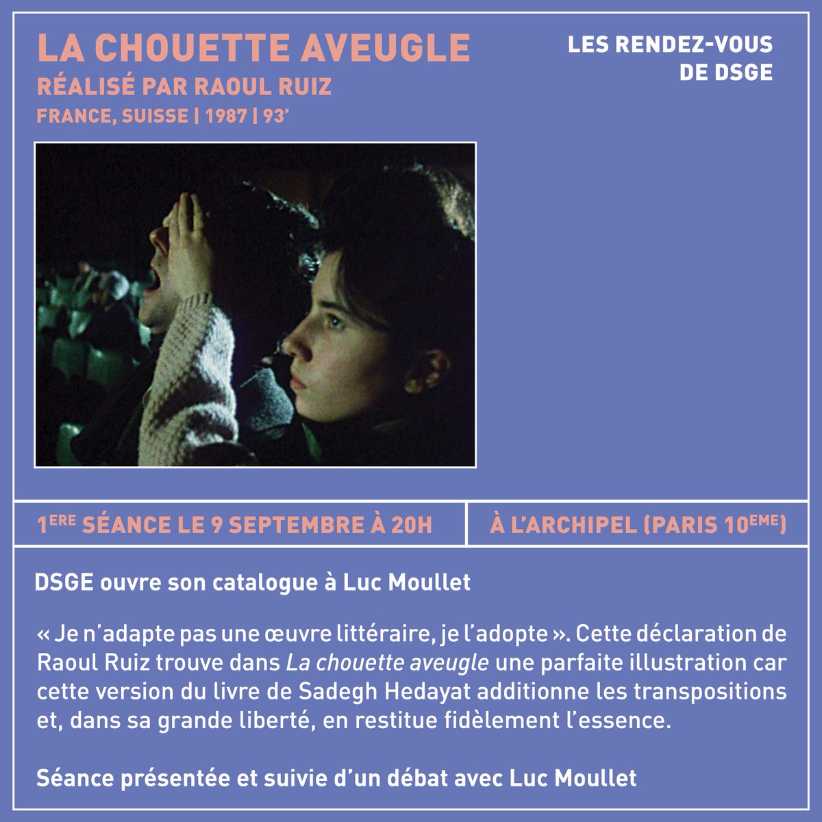 Documentaire sur grand écran tweet media