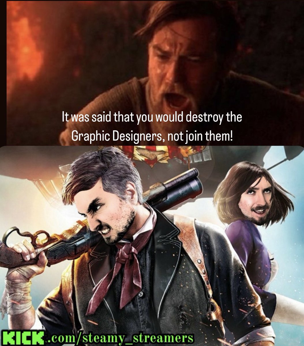 markthemill's tweet photo. @SteamyStreamers @kick @KickCommunity Keith, you have become the very thing you swore to destroy! https://t.co/DEdNdxsJRZ