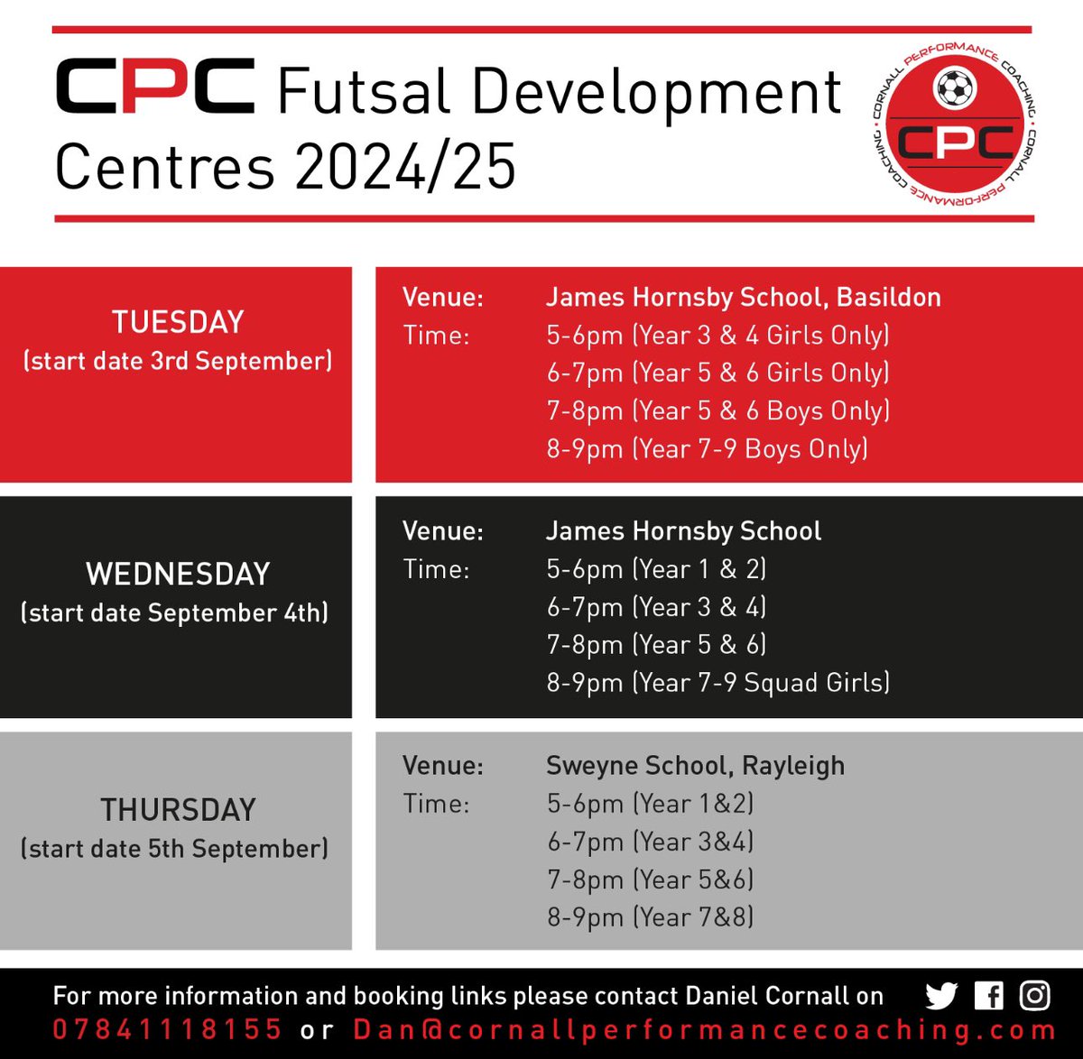 CPCoaching's tweet image. New Centres available to book; mixed, boys and girls only centres. 

Come along and try the best game in the world 😁😁😁