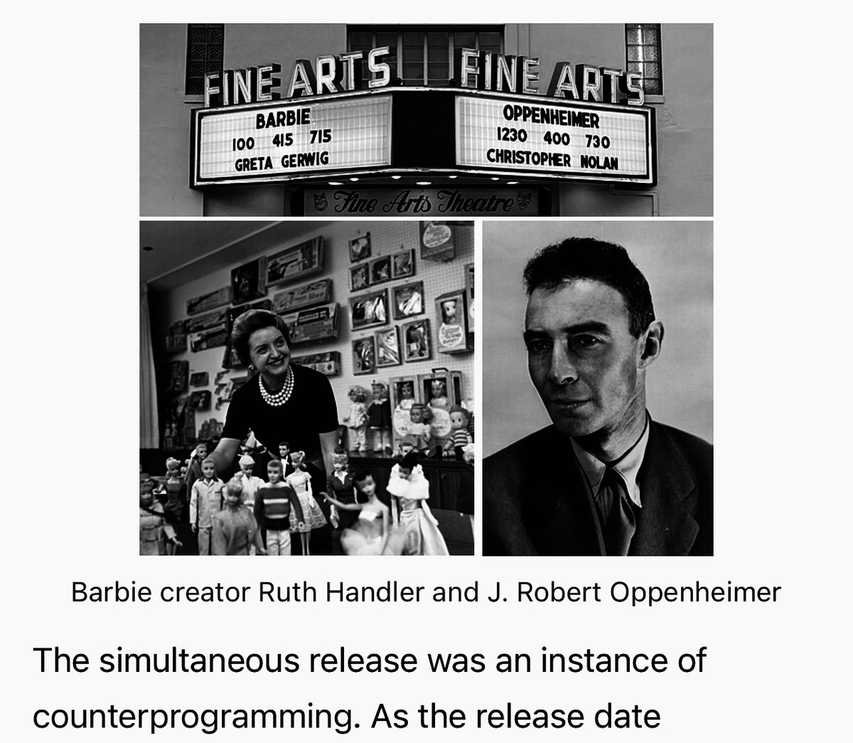 PullTheShade3's tweet image. #Barbenheimer
#counterprogramming and #counterintelligence
#releasedatesmatter
10-4-2024 we are not jokin’