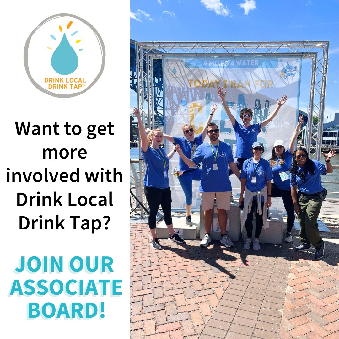 DrinkLocalTap's tweet photo. Drink Local Drink Tap's Associate Board is growing! If you're looking for a new way to get involved in your community, meet new people and volunteer to improve water equity, we'd love to meet you! Apply here to get started: https://t.co/ZOFnJIBOtP https://t.co/QafSVjVQ22