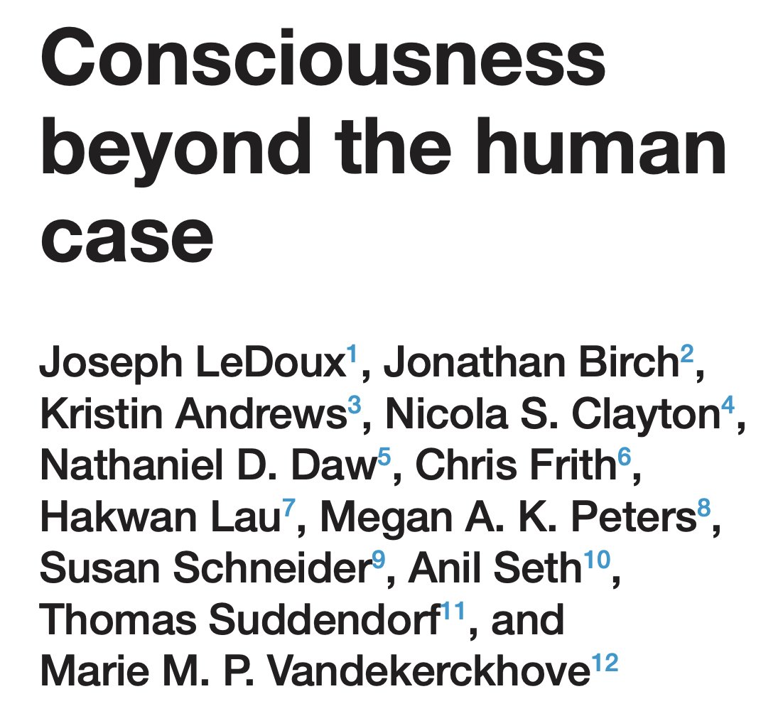 Thanks to Current Biology's excellent "Open Archive" policy, the multi-author editorial I put together a year ago with <a href="/theamygdaloid/">Joseph E. LeDoux "The Four Realms of Existence"</a> <a href="/nickyclayton22/">Nicola Clayton</a> <a href="/anilkseth/">Anil Seth</a> <a href="/KristinAndrewz/">Kristin Andrews</a> <a href="/meganakpeters/">megan peters 🧠</a> <a href="/hakwanlau/">hakwan lau 🇺🇦 @hakwan.bsky.social</a> and more is now available for free here: sciencedirect.com/science/articl…