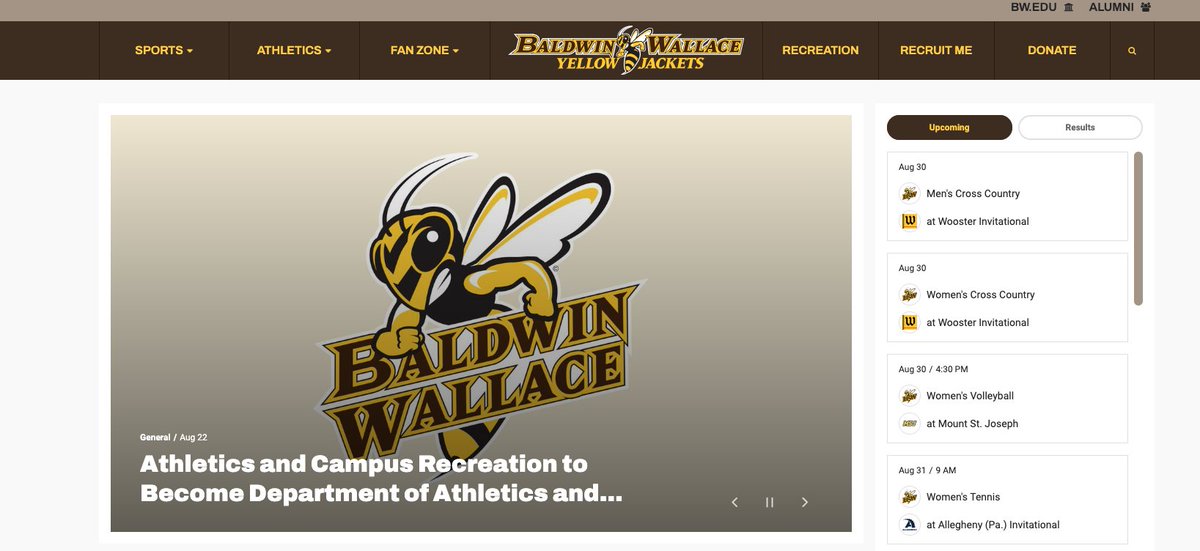 Baldwin Wallace Athletics (@bwathletics) on Twitter photo 🚨 Big Things Happening Today🚨 Jacket Nation, we are excited to announce that we have partnered with <a href="/SIDEARMSports/">SIDEARM Sports</a> to bring you a new athletics website. Check out the new site and all of the great features at bwyellowjackets.com 🚨 Big Things Happening Today🚨 Jacket Nation, we are excited to announce that we have partnered with <a href="/SIDEARMSports/">SIDEARM Sports</a> to bring you a new athletics website. Check out the new site and all of the great features at bwyellowjackets.com