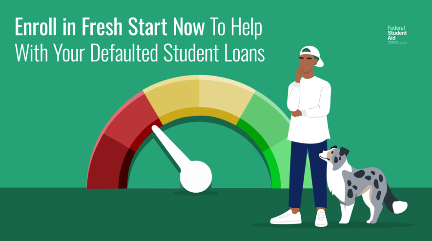 FSACOO's tweet photo. #HigherEdPartners: Encourage borrowers with defaulted federal student loans to enroll in @usedgov's Fresh Start program before it ends on Sept. 30, 2024. The program offers borrowers several key benefits. Urge borrowers to sign up now: https://t.co/vIJLdsx475 https://t.co/U1RIDdS0cY