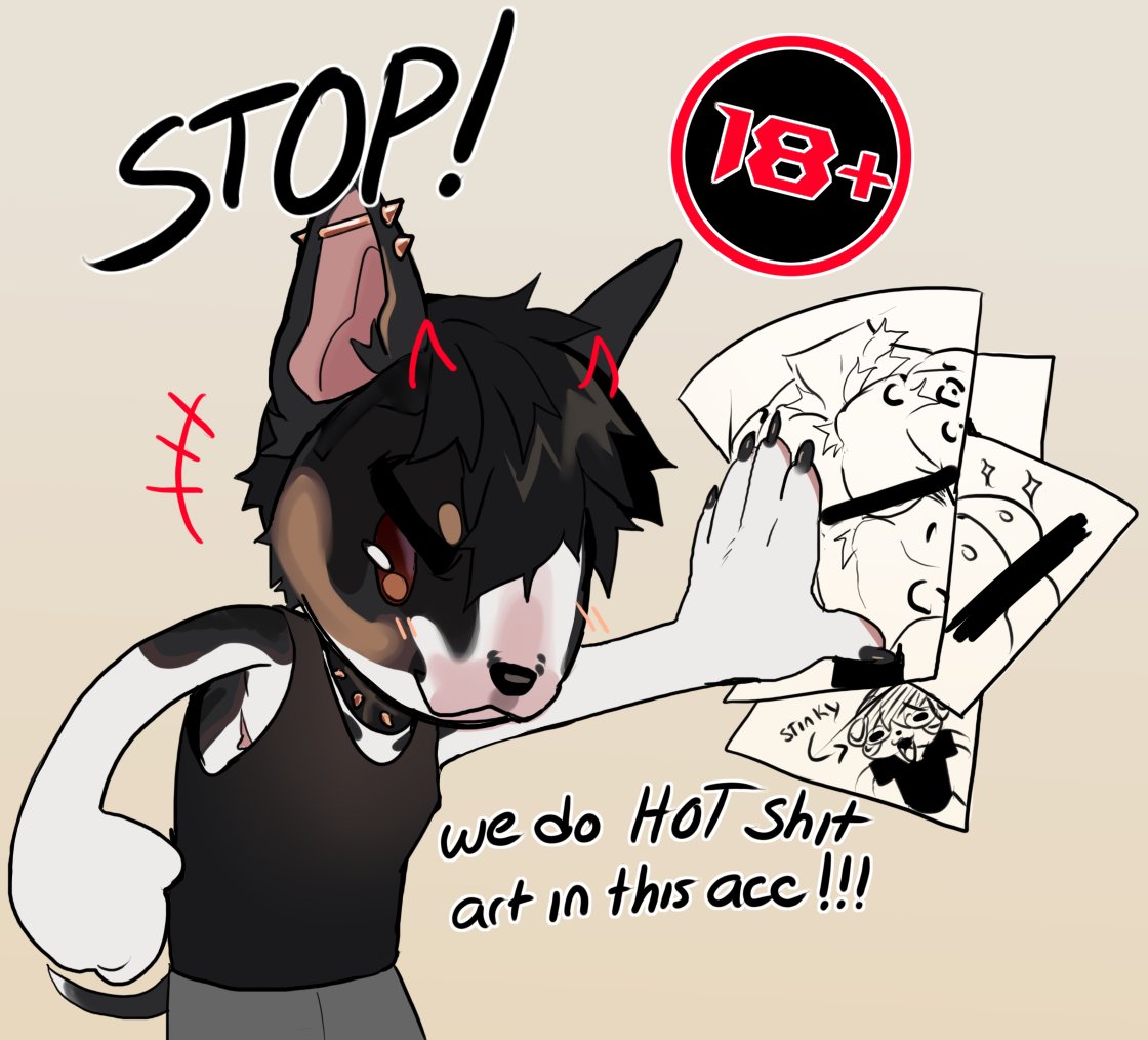 sei_kasu's tweet image. WARNING
This account contains VERY suggestive art and Nudity!!
Smol thingie to put for now ft Tobias the egghead 🫰