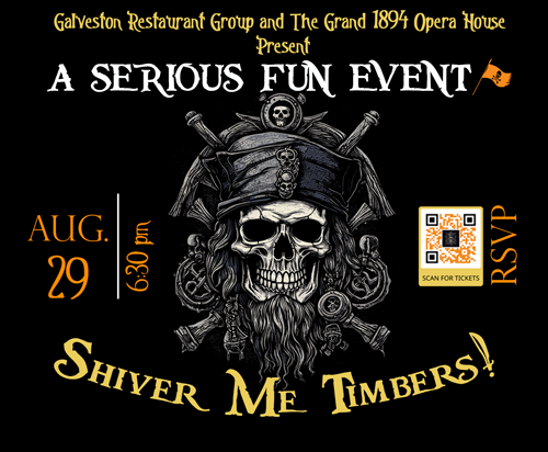 Grand1894's tweet photo. Avast, ye landlubbers! ✋ Do you have tickets for the 2024 Serious Fun Fundraising Party on August 29!? 🏴‍☠️ All proceeds benefit The Grand's Education Programs.

Learn more and get tickets today at https://t.co/90mNHfSx4z https://t.co/KrDaCJyC9b
