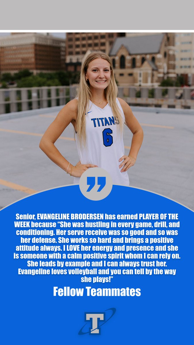 Senior DS, EVANGELINE BRODERSEN earns the 1st PLAYER OF THE WEEK  for the 2024 Season!  #EmbraceTheChoice 
@pls_activities