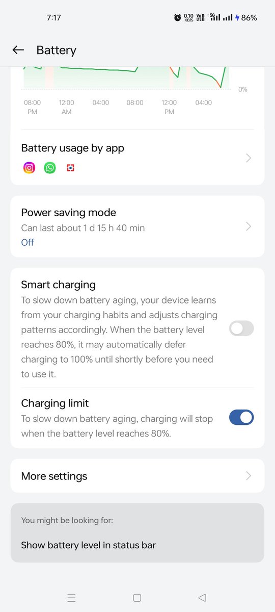 juhil_13's tweet image. Hello @OnePlus_IN @oneplus @OnePlus_Support 
Is this feature still in development ?
Currently I've set the charge limit to 80% and still the charging goes on. 
This is really disgusting!
#oneplus
#oneplusbug