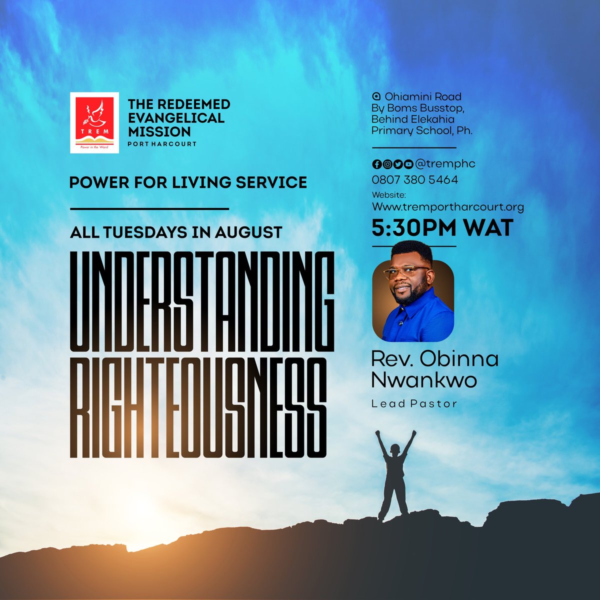 tremphc's tweet image. It's going to be an unusual Power For Living Service.

You can't afford to miss today.
Join us Online and Onsite.
5:30pm WAT

See you.

#biblestudy #powerforliving #TREMPHC #thisishome