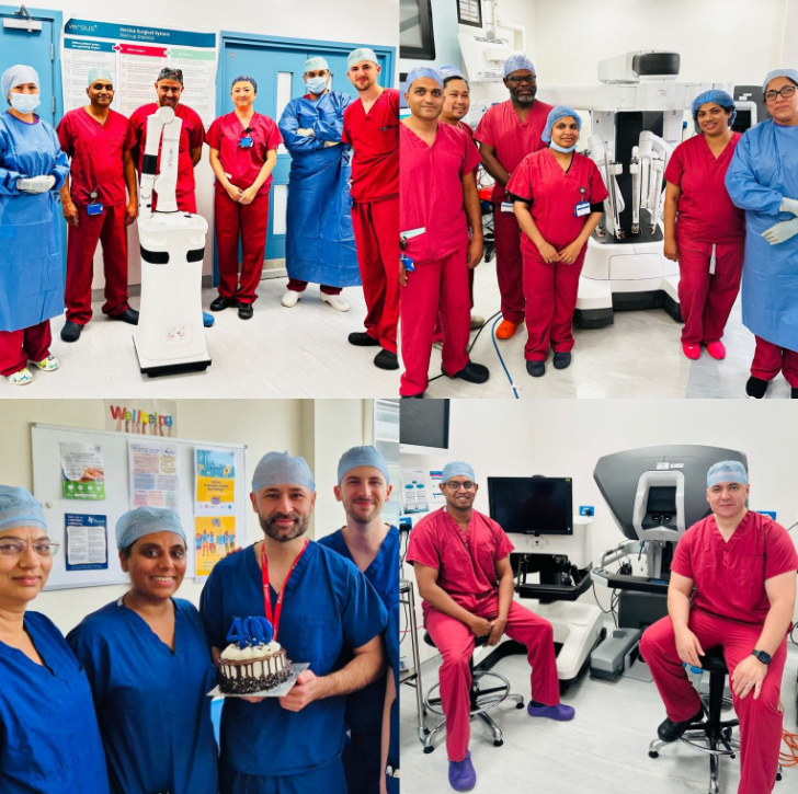 We recently celebrated hitting 400 robotic surgeries at West Herts using our CMR Surgical Versius robots ✨

Patients are receiving treatment using cutting edge equipment as our robotic surgery programme continues to go from strength to strength!