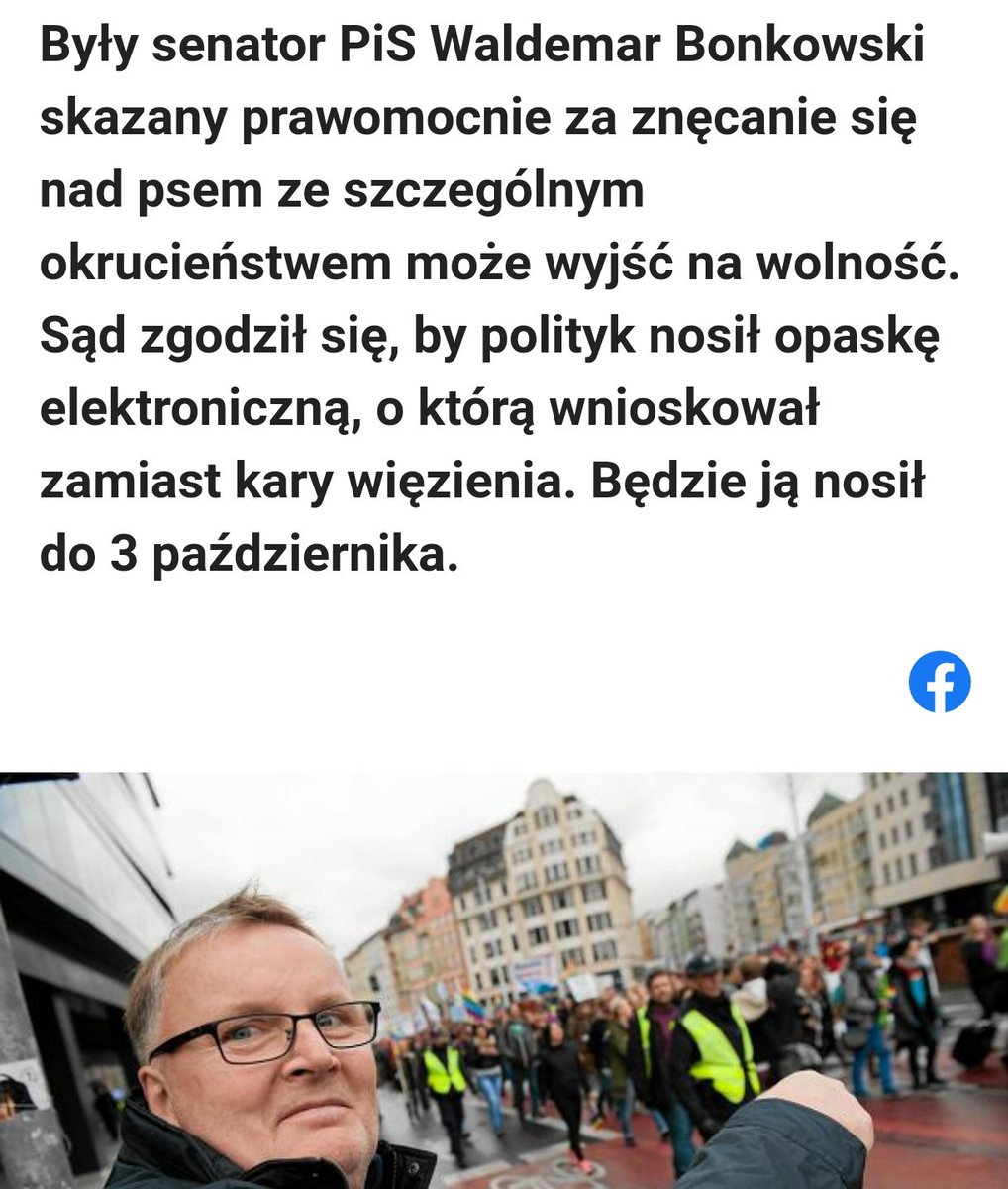 tycjann's tweet photo. ‼️Skandal‼️#Bonkowski zamordował psa ciągnąć go za samochodem, a sąd uważa, że "Nie jest osobą wysoce zdemoralizowana". Co więc trzeba zrobić zwierzęciu, żeby nim zostać?! Dlatego ten oprawca, zdaniem sądu nie musi również odbyć kary więzienia, ale zezwolił mu na odbywanie reszty kary pozbawienia wolności w systemie dozoru elektronicznego.

To jest kpina z #PrawaZwierząt i jasny sygnał, że zwierząta w Polsce to przedmioty, które można traktować jak się chce, bo w razie czego wystarczą dobrzy adwokaci. 

Smutny dzień dla polskiego prawa.

https://t.co/8rCAqvWSUN