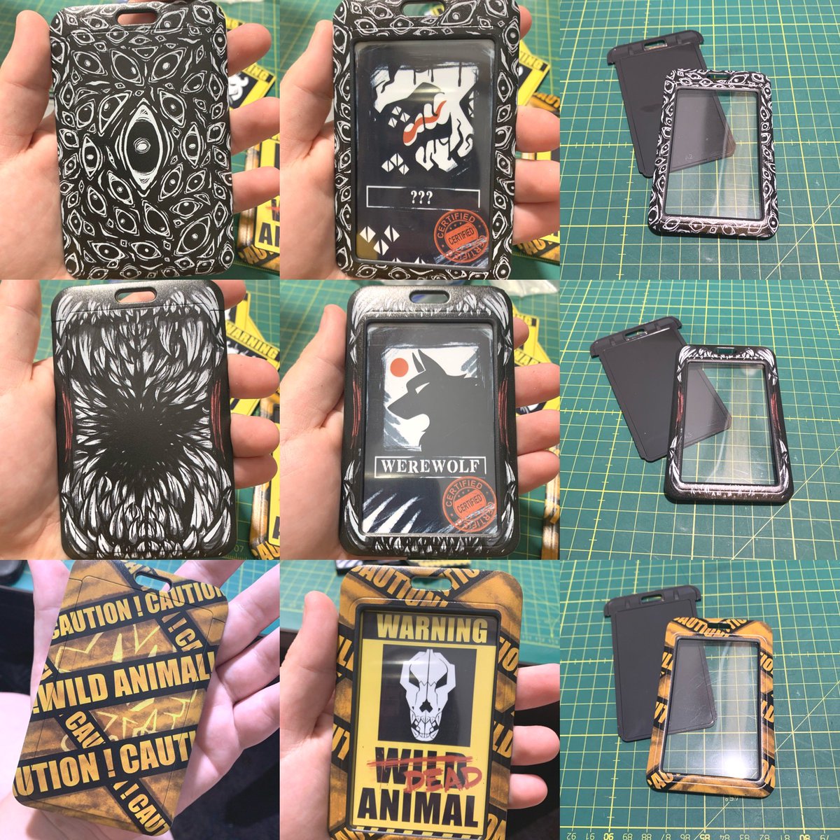 RiktusProject's tweet photo. Plastic card holder available at our ko-fi for our supporters! https://t.co/eGNJv0cAUw