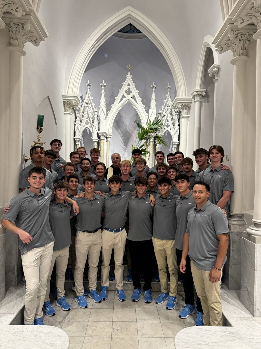 VUBaseball's tweet image. We kicked off the new school year yesterday with a @novaathletics tradition, the Student Athlete Mass at St. Thomas of Villanova Church!✌️