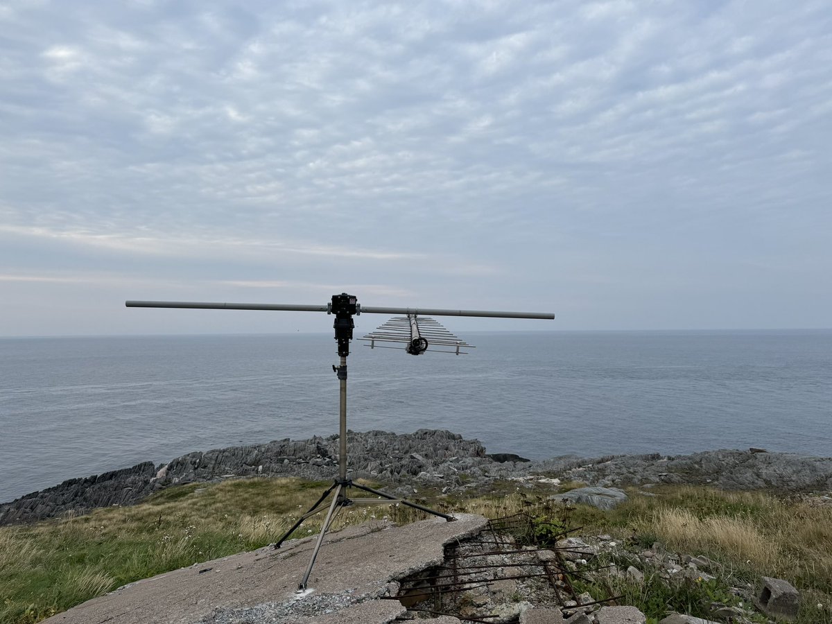 AFAIK this was the first ever 432 #EME contact from #CY9C.