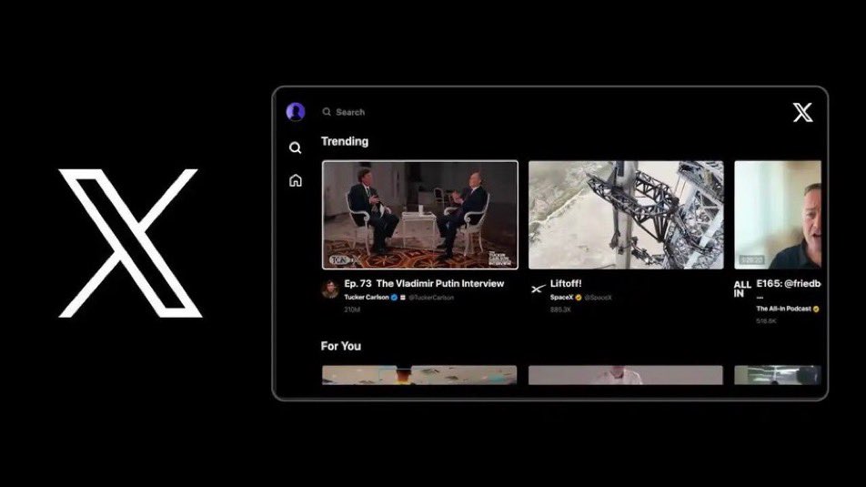 RadarHits's tweet image. BREAKING‼️

Elon Musk’s 𝕏 to launch SmartTV app to compete with YouTube!