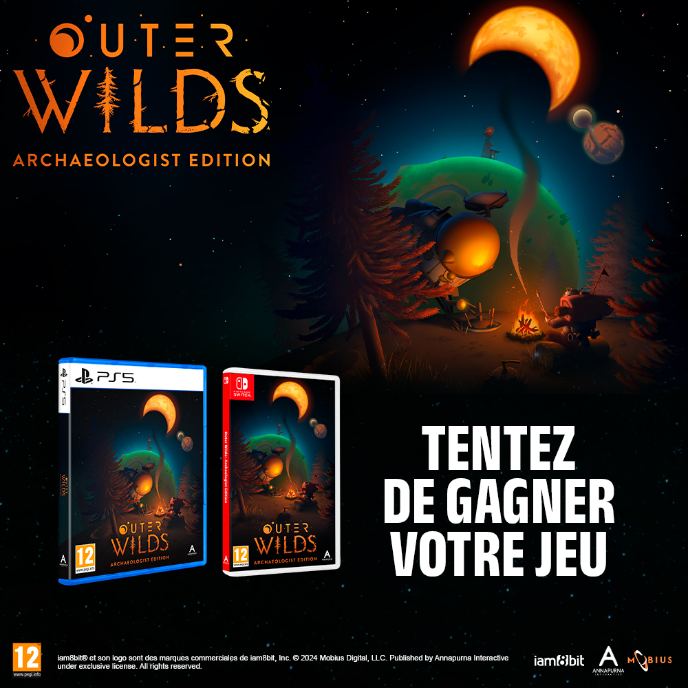 Micromania_Fr's tweet image. On fête la sortie d&apos;une superbe jeu cette semaine ! Outer Wilds : Archaelogist Edition sera dispo ce vendredi et on vous propose de gagner un exemplaire ⤵️

🌌 RT, like &amp;amp; follow @Micromania_Fr
🌌 Mentionne en réponse un ami avec #MicromaniaOuterWilds

TAS dans 7 jours !
