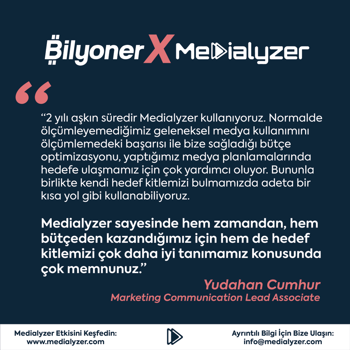 medialyzercom's tweet photo. Bizi müşterilerimizden dinleyin. https://t.co/RjEtfQxQuY