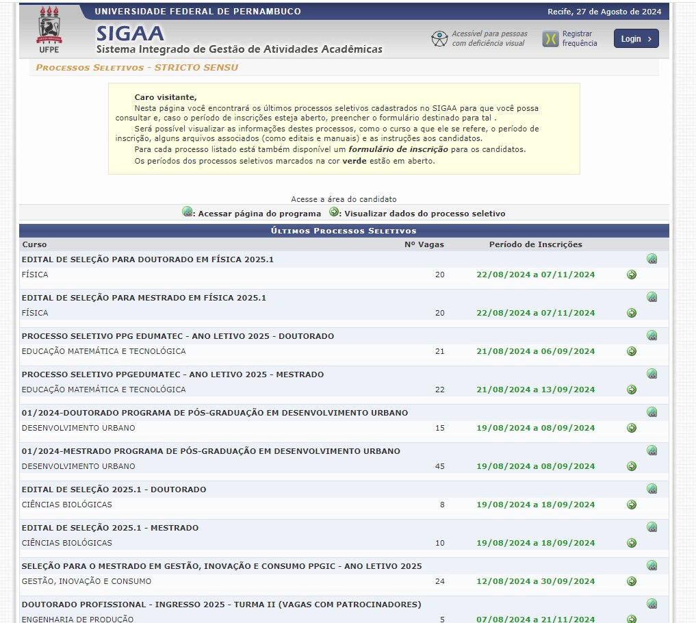 sigaa.ufpe.br/sigaa/public/p…

Sites com TODOS os editais de seleção de mestrado e doutoradod a <a href="/ufpeoficial/">UFPE</a> 

Em breve, o edital de <a href="/politicaufpe/">cienciapoliticaufpe</a> vai entrar aí com VÁRIAS novidades bacanas

Se o seu dedo não for cair, por favor, ajude a divulgar essa informação. 

Obrigado!