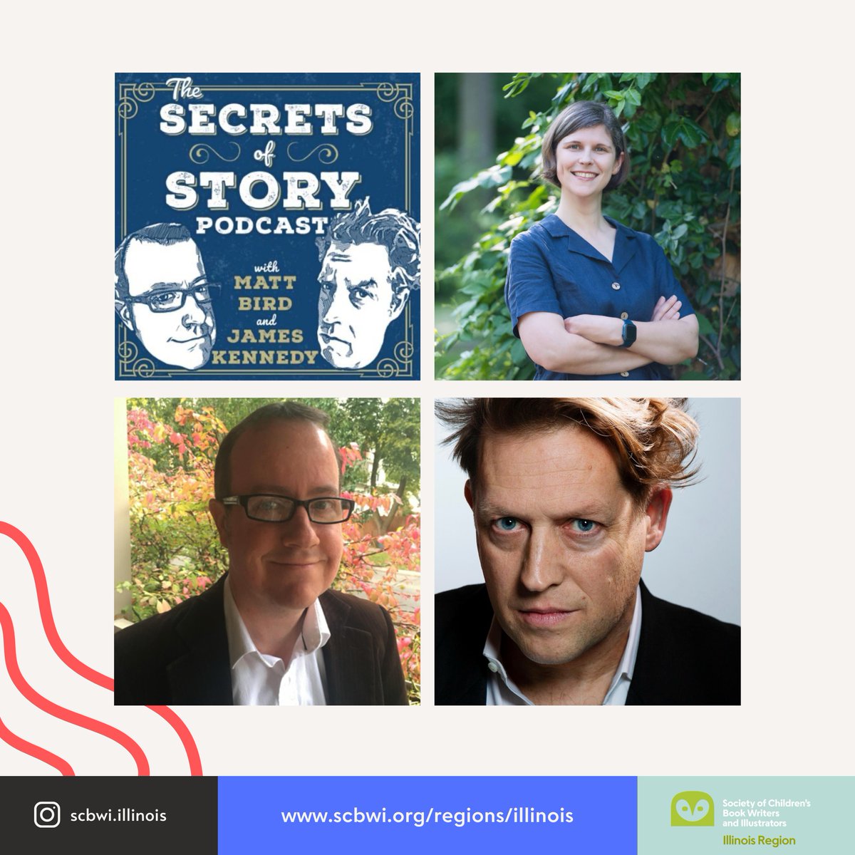 Join SCBWI-IL North Suburban Network for a free live podcast recording of THE SECRETS OF STORY, featuring Matt Bird, Betsy Bird, and James Kennedy!

Wednesday, Sept 4, 6:30-8:00 PM at The Book Stall, 811 Elm St, Winnetka, IL 60093 

RSVP: thebookstall.com/live-taping-se…