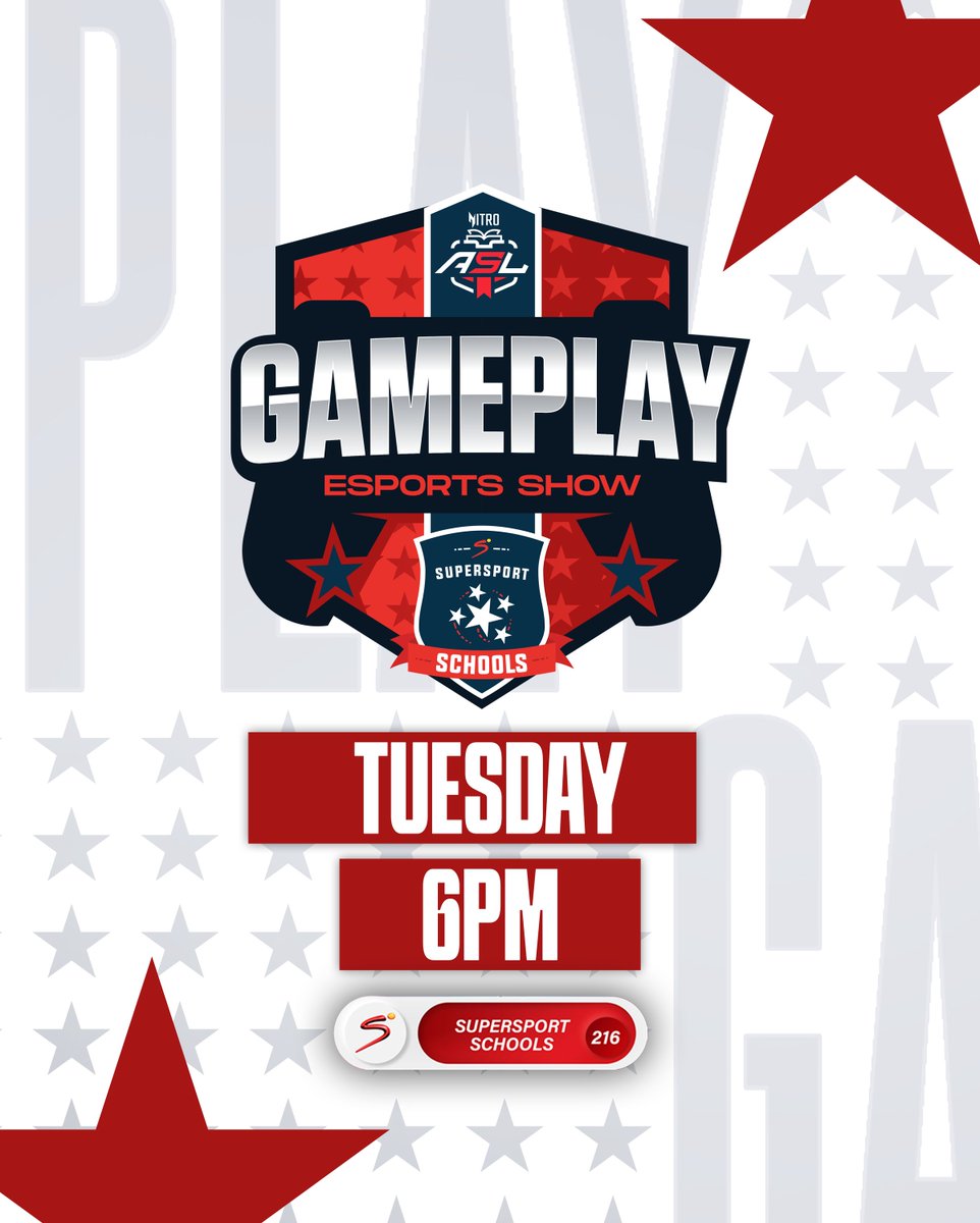 ACGL (@africangaming) on Twitter photo 🚨Episode 15 is here🚨
On the <a href="/ss_schools/">SuperSport Schools</a> Gameplay Esports Show, take a look at the Derby day that took place at <a href="/PaulRoos_Gym/">Paul Roos Gymnasium</a> and they went head to head with Grey College in Rocket League ‼️🤩 Hosted by, <a href="/itzSkarra/">✨ Skarra ✨</a> ‼️🔥
📺DSTV 216
🕙Tonight at 6:00PM SAST
<a href="/AcerAfrica/">Acer Africa</a> 🚨Episode 15 is here🚨
On the <a href="/ss_schools/">SuperSport Schools</a> Gameplay Esports Show, take a look at the Derby day that took place at <a href="/PaulRoos_Gym/">Paul Roos Gymnasium</a> and they went head to head with Grey College in Rocket League ‼️🤩 Hosted by, <a href="/itzSkarra/">✨ Skarra ✨</a> ‼️🔥
📺DSTV 216
🕙Tonight at 6:00PM SAST
<a href="/AcerAfrica/">Acer Africa</a>